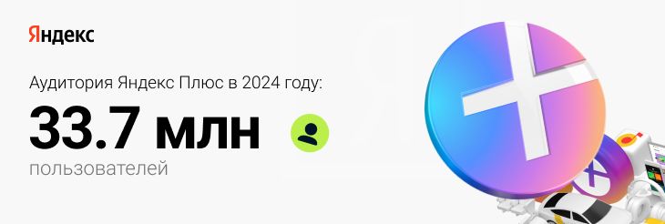 Число пользователей Яндекс Плюса (2024 во 2 квартале)