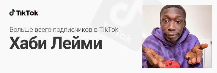 Больше всего подписчиков в ТикТок у Хаби Лейми