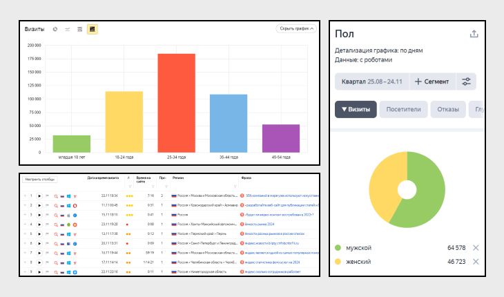 Аудитория сайта Инклиент