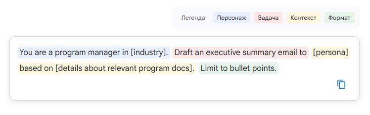 “Как писать эффективные запросы”, Google Workspace