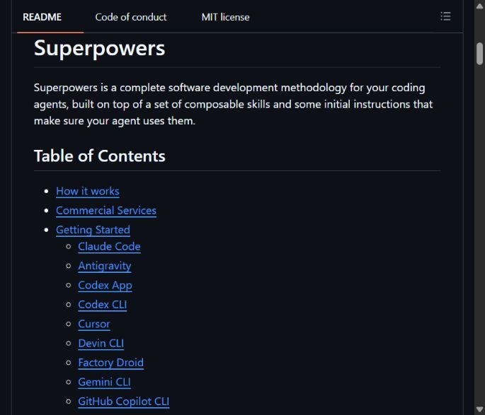 Superpowers - заставляет ИИ-агента сначала планировать и тестировать код