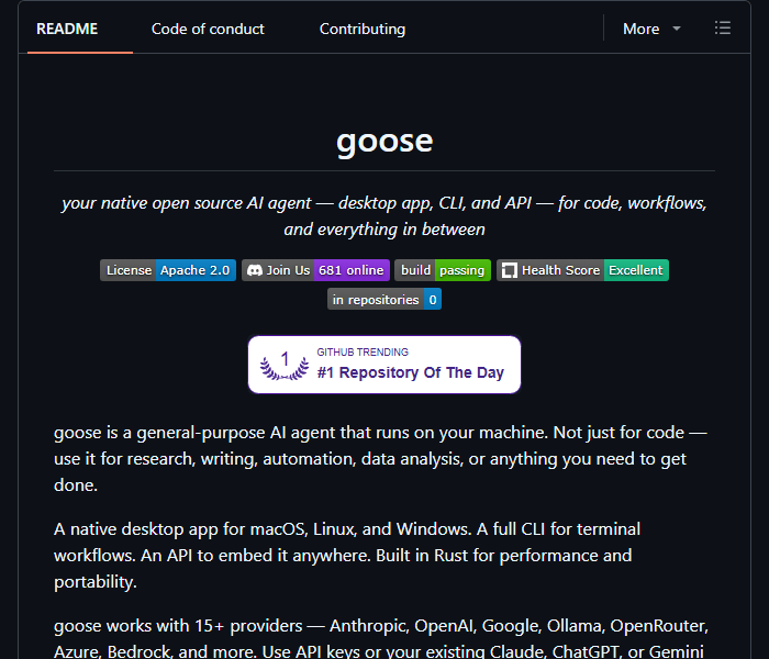 Goose - открытый ИИ-агент для разработки из терминала