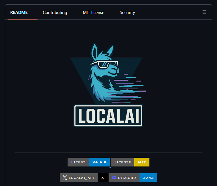 LocalAI - локальный движок для LLM, зрения, речи, изображений и видео
