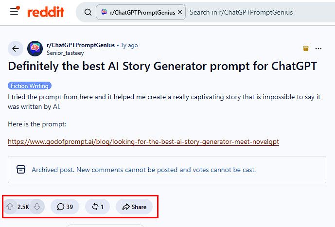 6 лучшие промты Reddit за все время