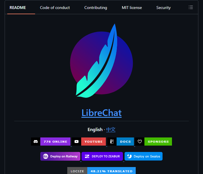 LibreChat - приватный интерфейс в стиле ChatGPT для разных моделей