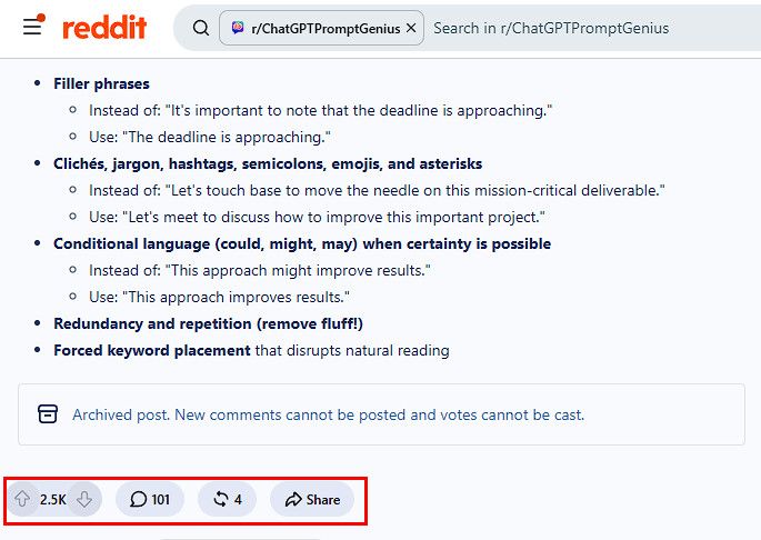 7 лучшие промты Reddit за все время