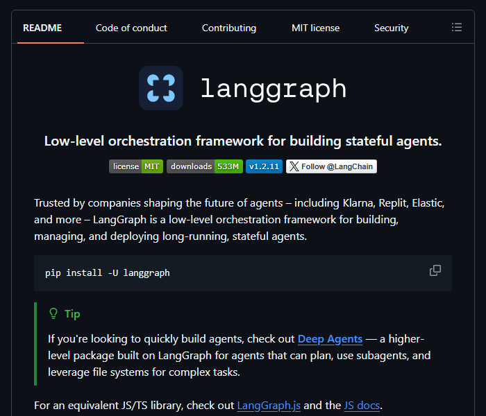 LangGraph - фреймворк для надежных ИИ-агентов с состоянием и ветвлениями