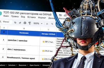 Сайт ТОП 100 ИИ репозиториев на GitHub