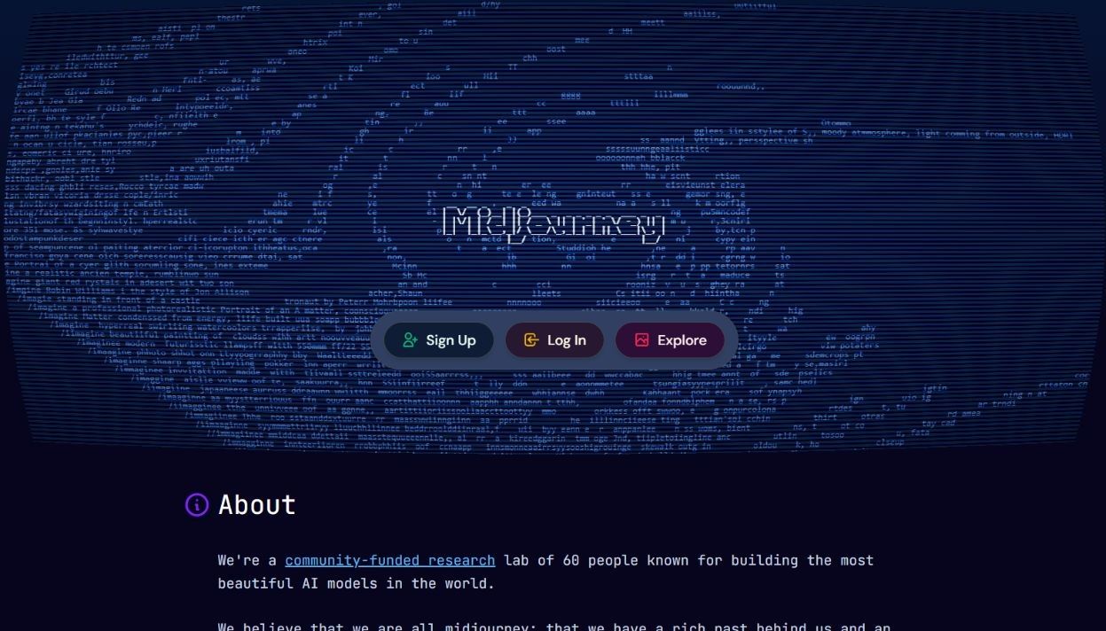 Midjourney - создает художественные иллюстрации и необычные миры