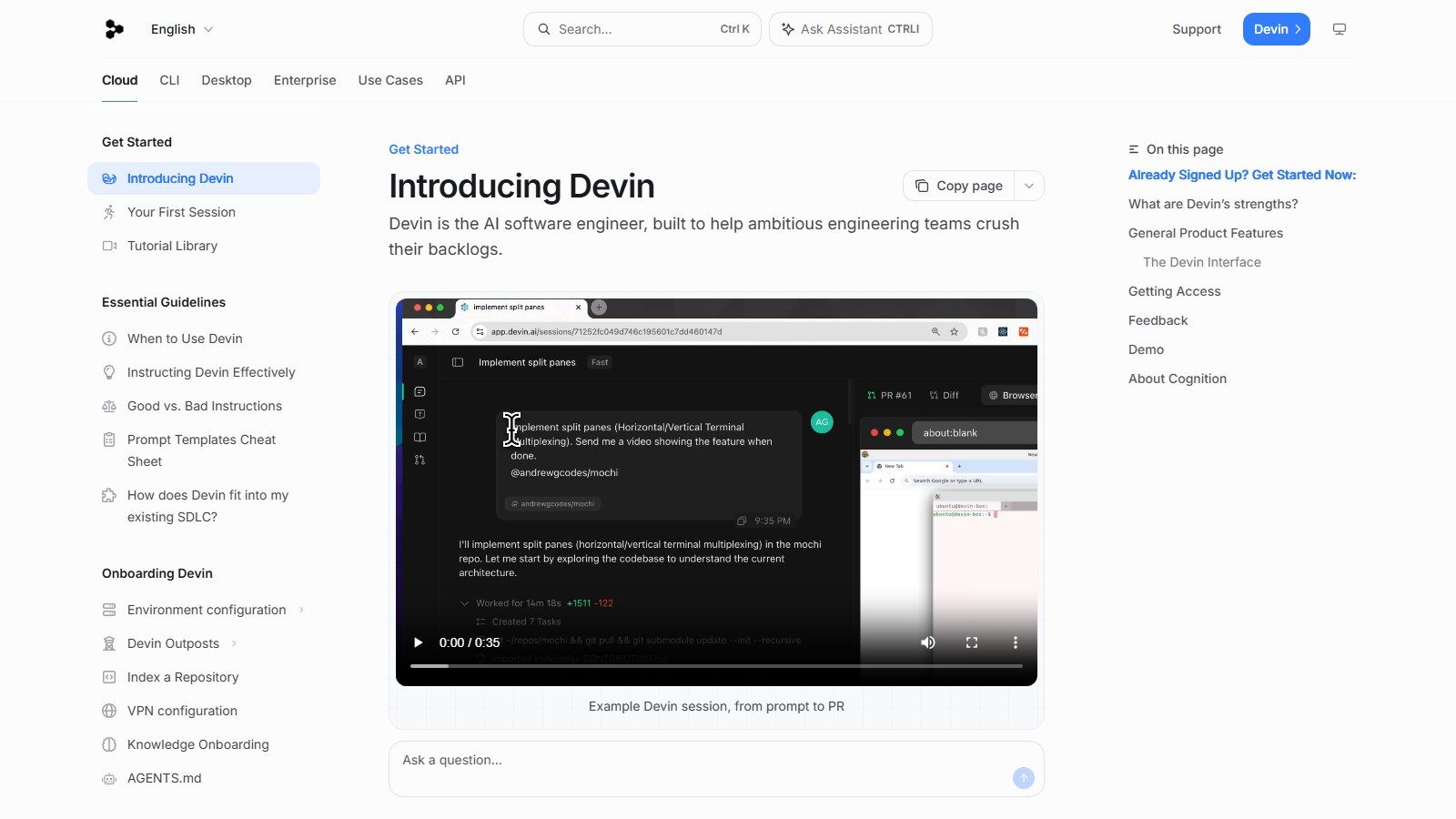 Devin — самостоятельный ИИ-разработчик