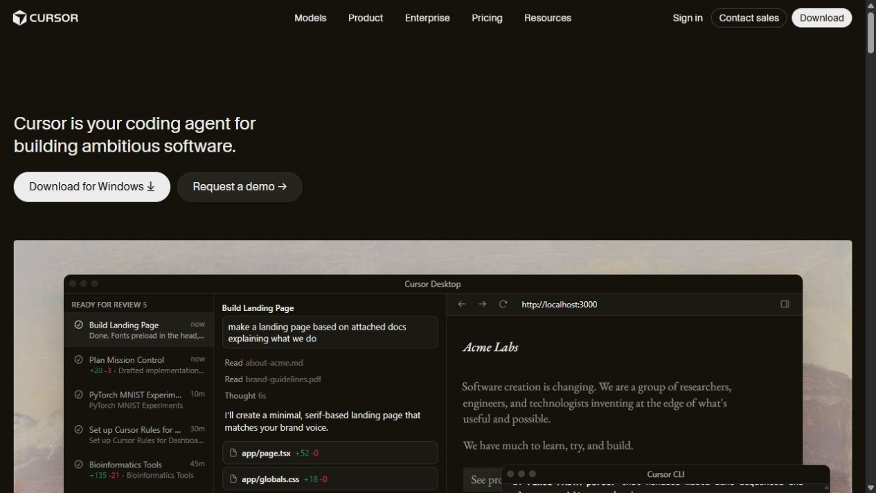 Cursor Agent — ИИ-агент для написания и исправления кода Cursor Agent — ИИ-агент для написания и исправления кода