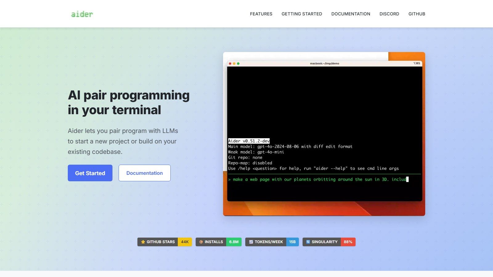 Aider — ИИ-помощник для правки кода