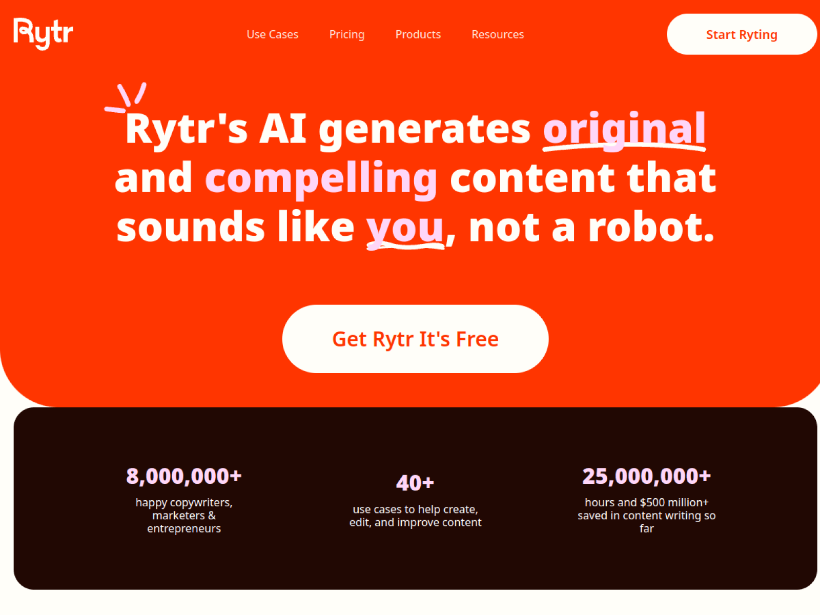 Rytr - нейросеть для писем, описаний и коротких текстов