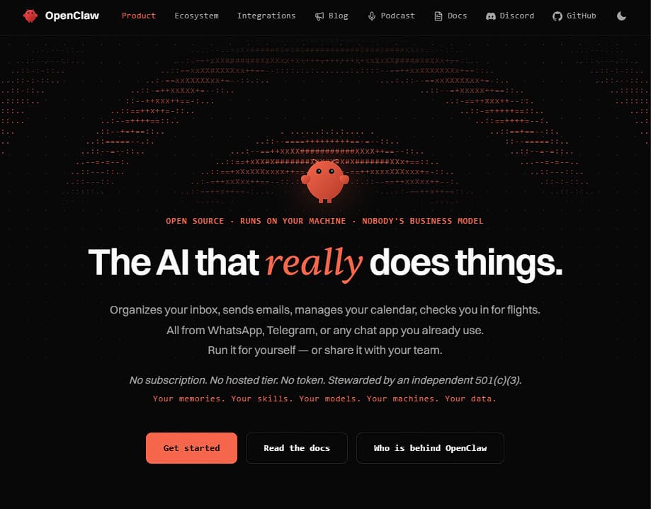 OpenClaw — бесплатный ИИ агент на своем компьютере OpenClaw — бесплатный ИИ агент на своем компьютере